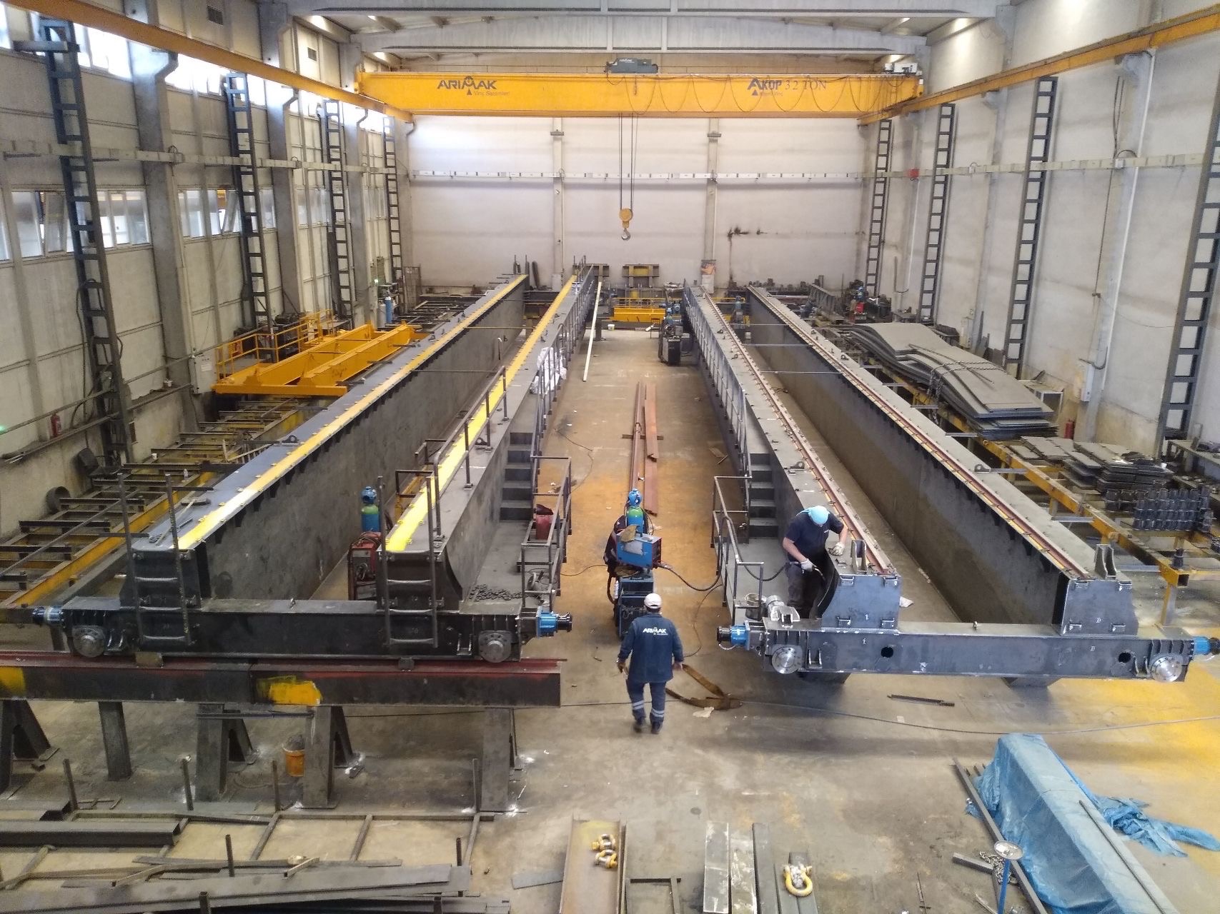 EOT Crane Assembly Shop at Sanjog